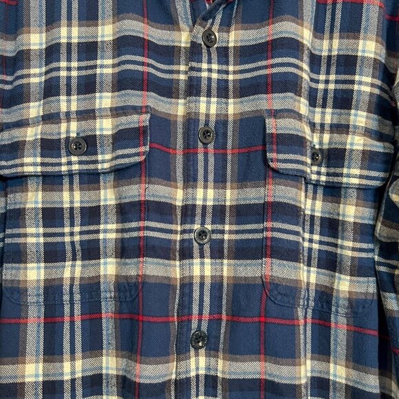 L.L. Bean Men's Fleece-Lined Flannel Shirt, Traditional Fit Size M-Tall - Picture 4 of 5